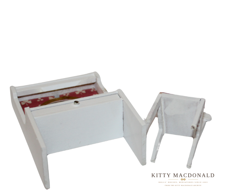 Vintage Dolls House Dressing Table & Chair KM533