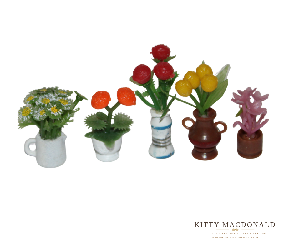 Vintage Dolls House Lundby House Plants KM769