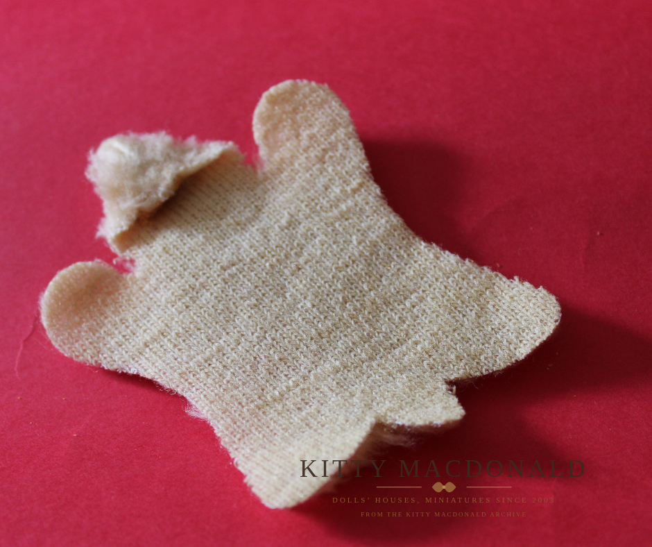 Vintage Barton Dolls’ House Polar Bear Rug KM358