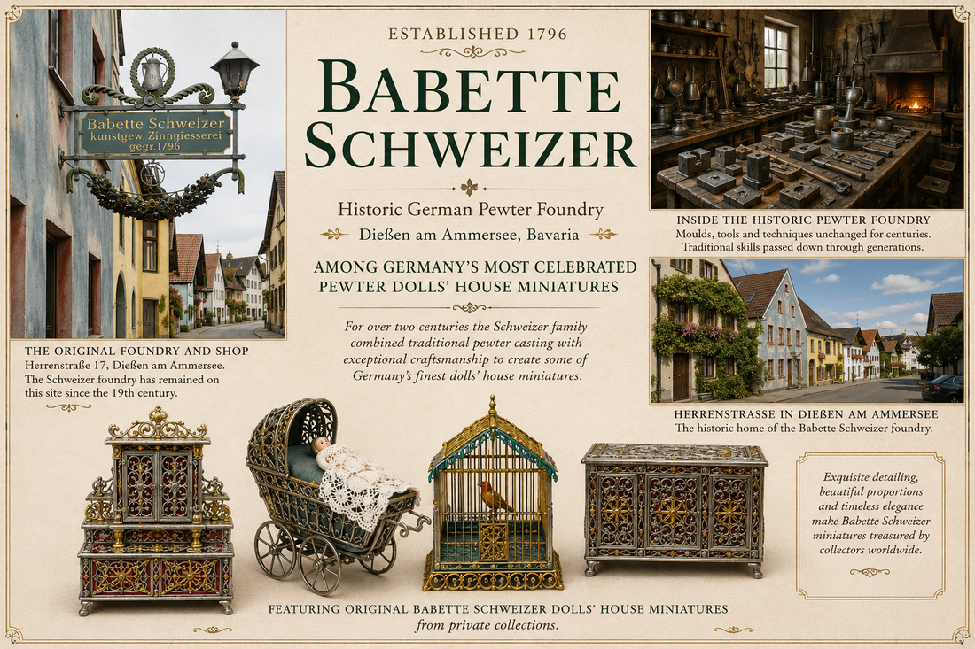 Babette Schweizer The Historic German Pewter Foundry Behind Some of the World's Finest Dolls House Miniatures