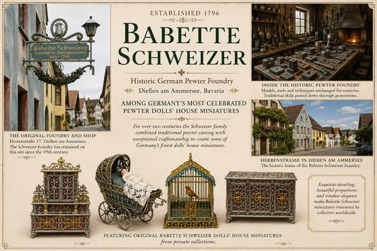 Babette Schweizer The Historic German Pewter Foundry Behind Some of the World's Finest Dolls House Miniatures