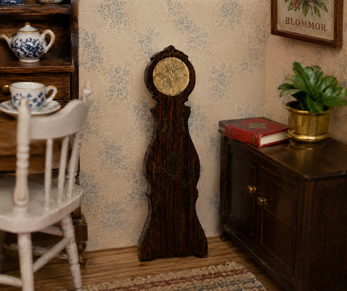 Vintage Dolls House Lundby Grandfather Clock KM056