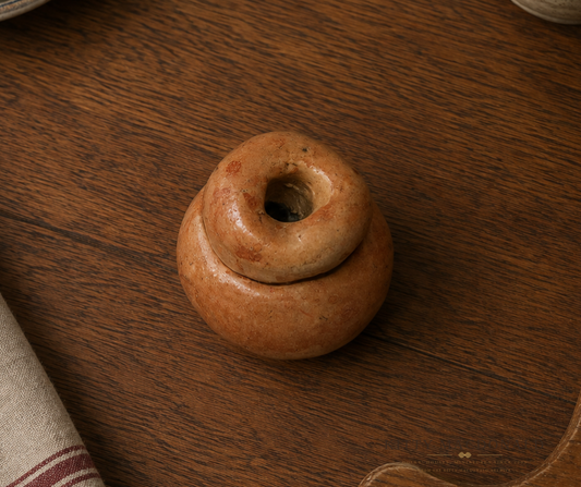 Vintage Dolls House Wren Toys Plaster Food – Round Loaf of Bread KM552