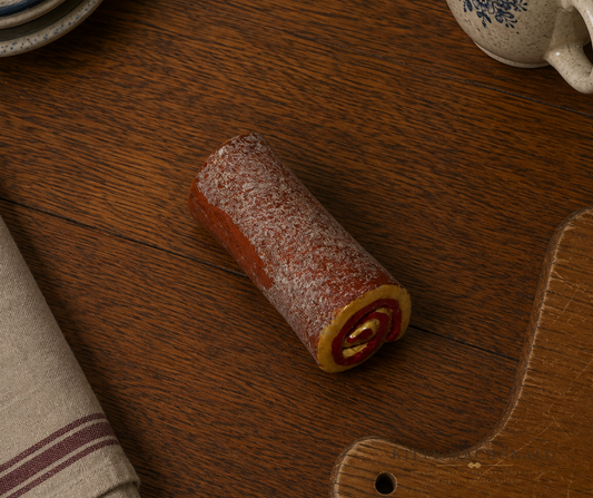 Vintage Dolls House Wren Toys Plaster Food – Swiss Roll Cake KM550