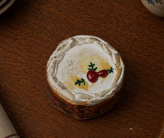 Vintage Wren Toys Dolls House Plaster Food – Decorated Fruit Cake KM563