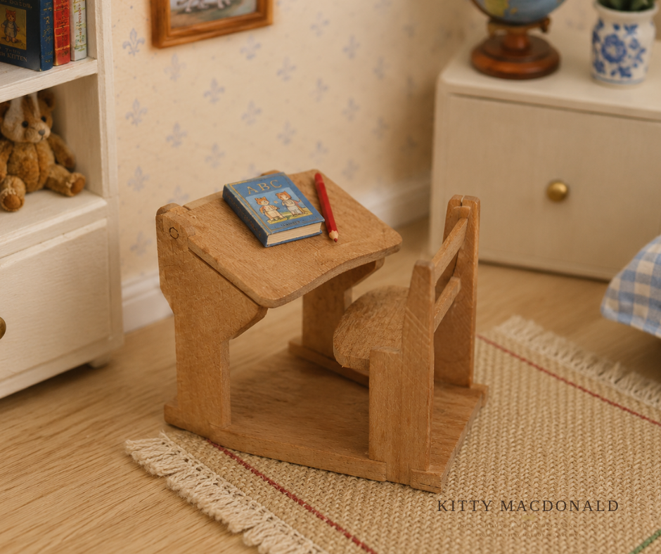 Vintage Dolls House Lundby Desk & Chair KM077