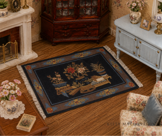 Vintage Dolls House Lundby Oriental Rug KM