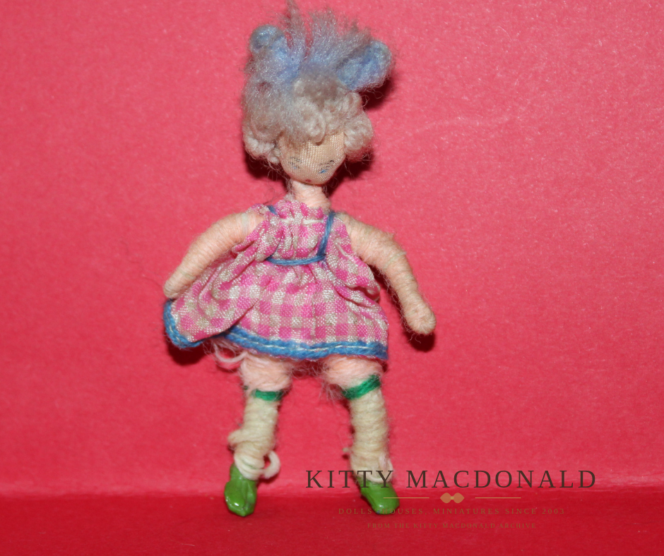 Vintage Grecon Dolls’ House Girl Doll KM337