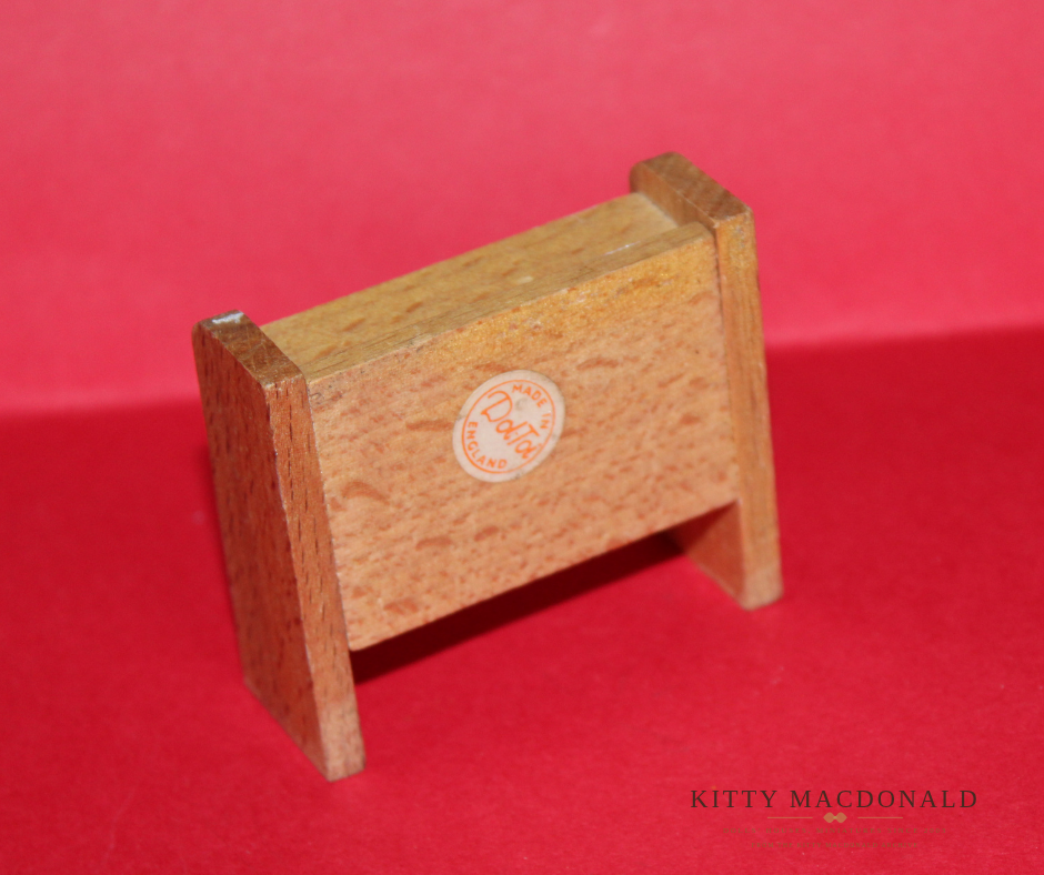 Vintage Dolls House Dol Toi Wooden Bookcase KM308