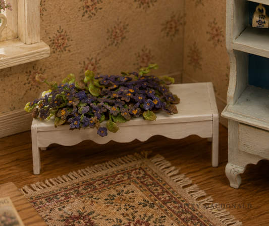 Vintage Dolls House Lundby Planter Table KM091