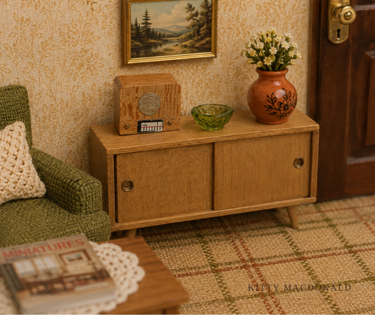 Vintage Dolls House Barton Radio KM506