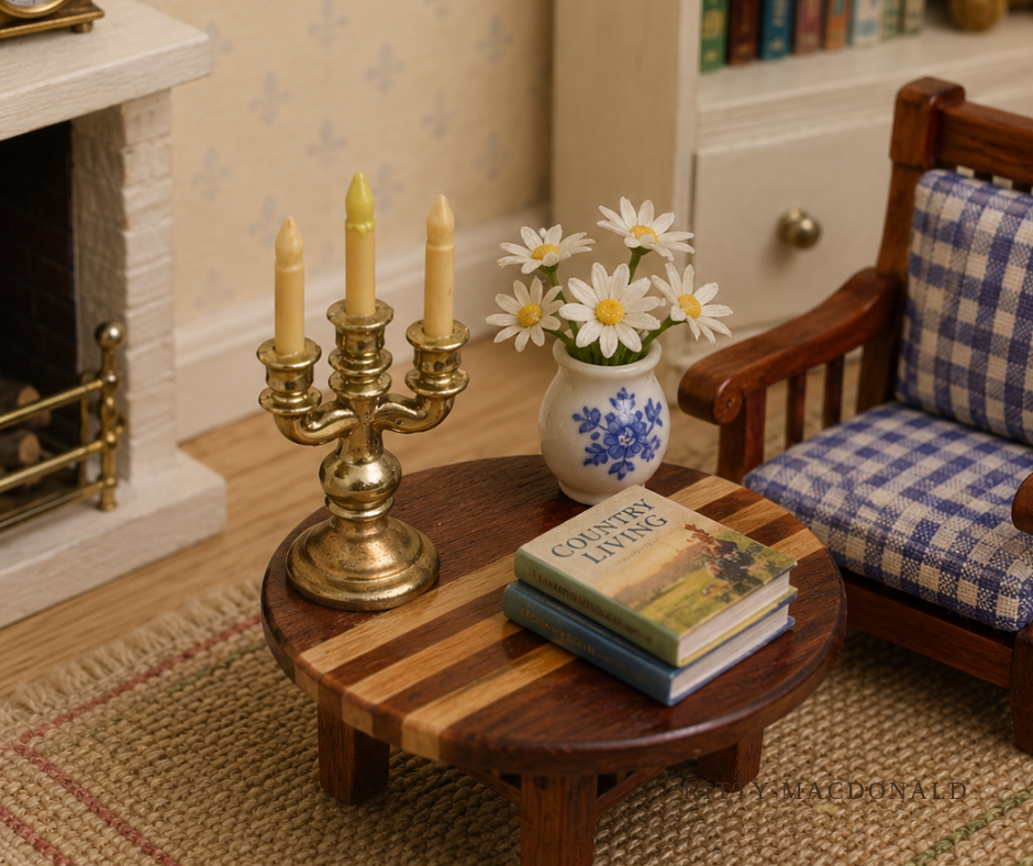 Vintage Dolls House Lundby Candelabra KM093