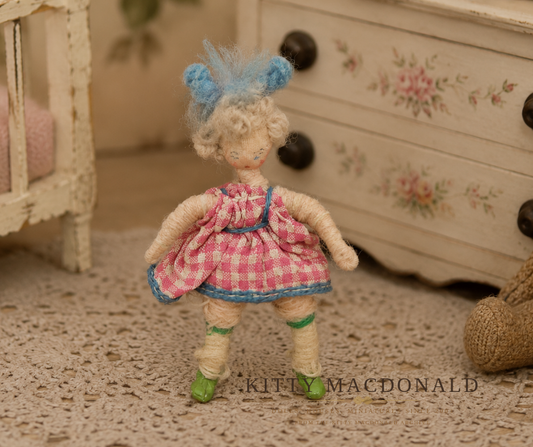 Vintage Grecon Dolls’ House Girl Doll KM337