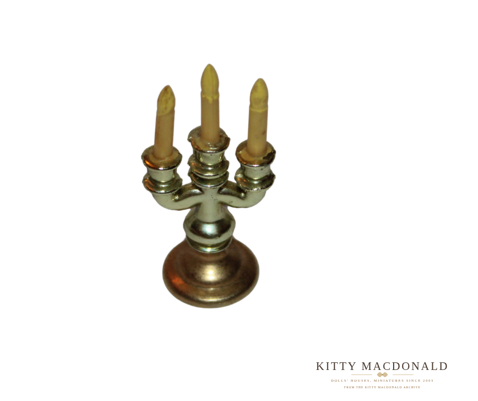 Vintage Dolls House Lundby Candelabra KM093