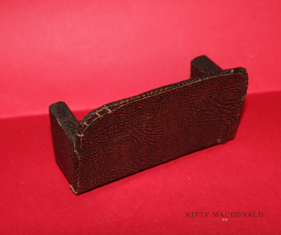 Vintage Pit a Pat Dolls House Rexine Lounge Suite KM306