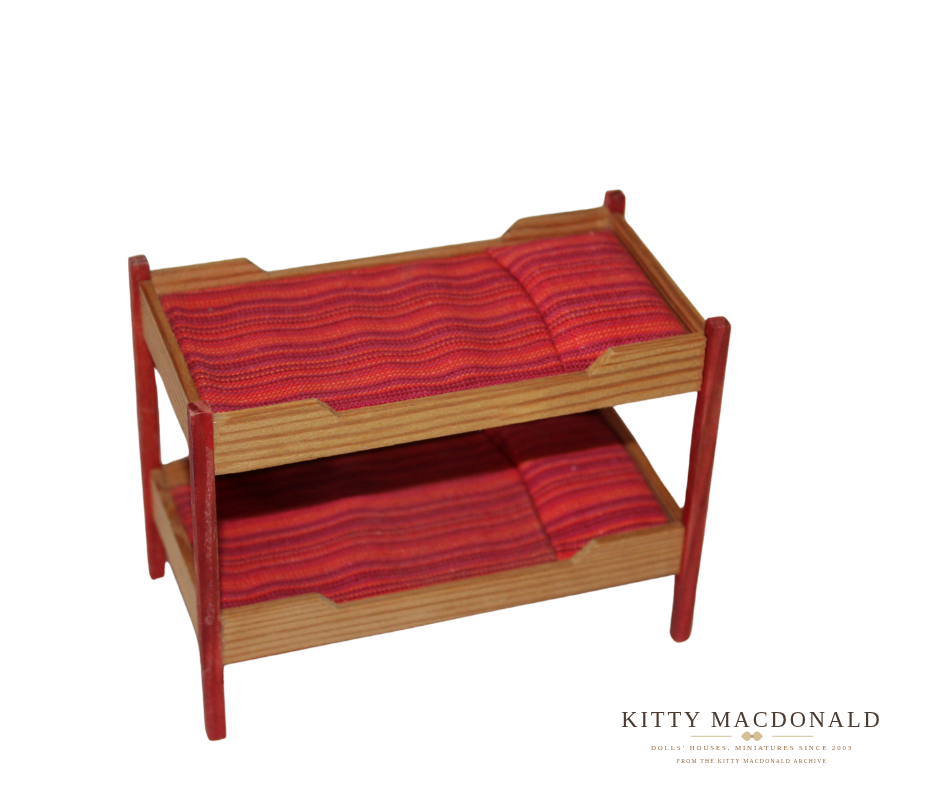 Vintage Dolls House Lundby Bunk Beds With Ladder KM076