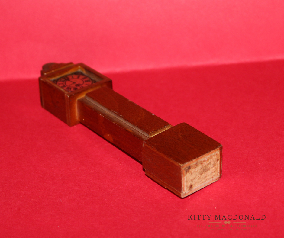 Vintage Dolls House Barton Grandfather Clock KM374