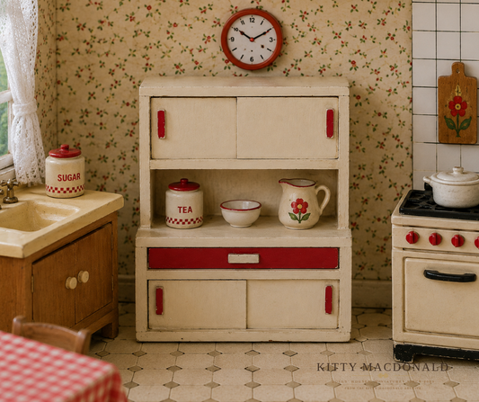 Vintage Dolls House Barton Kitchen Dresser KM457