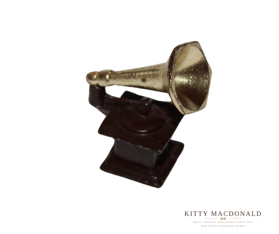 Vintage Dolls House Lundby Gramophone KM086