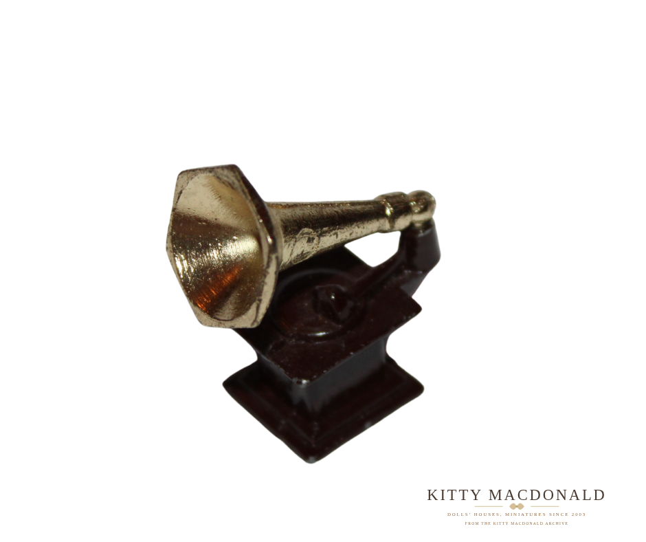 Vintage Dolls House Lundby Gramophone KM086