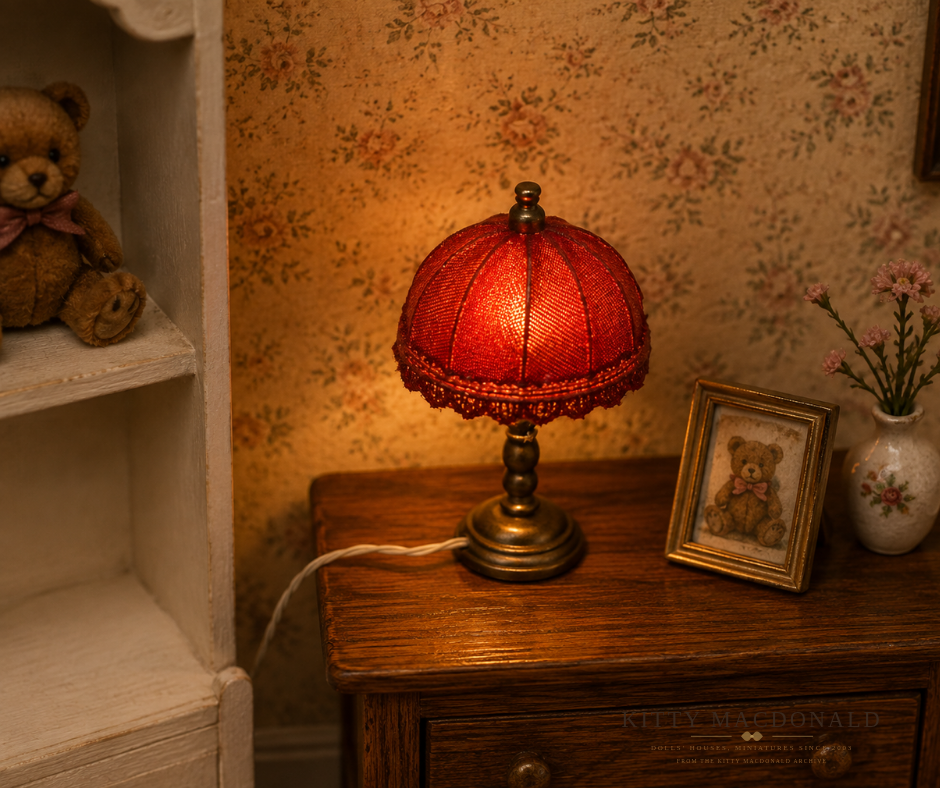 Vintage Dolls House Lundby Table Lamp KM759