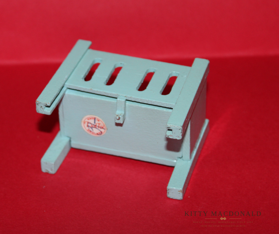 Vintage Dolls House Dol Toi Dropside Cot KM313