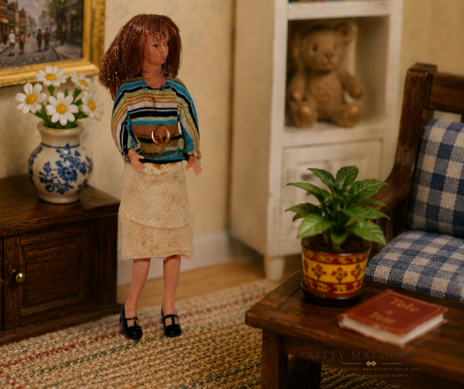 Vintage Dolls House Lundby Christine Doll KM060