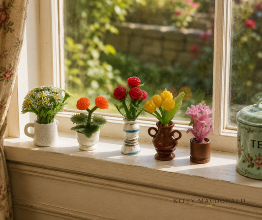 Vintage Dolls House Lundby House Plants KM769