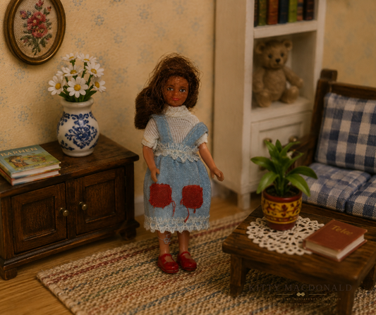 Vintage Dolls House Lundby Linda Girl Doll KM064