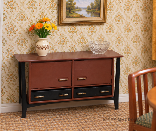 Vintage Dolls House Triang Sideboard KM529