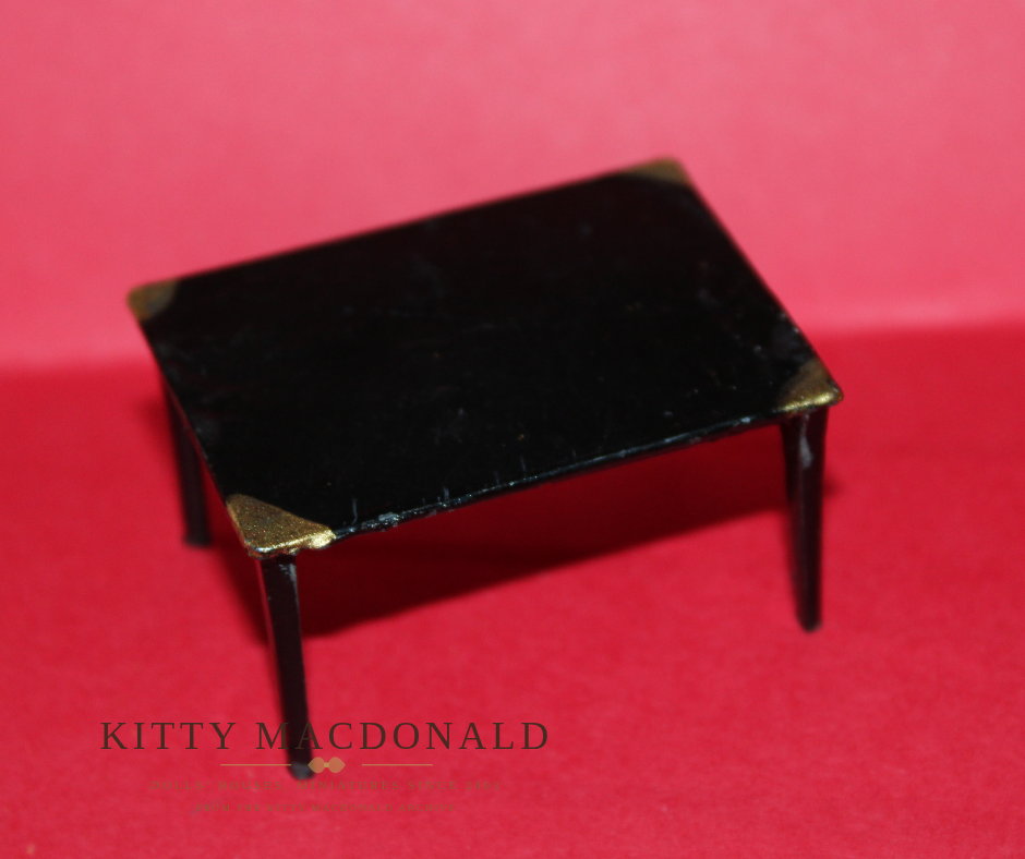 Vintage 1930s Taylor and Barrett Dolls House Metal Table KM360