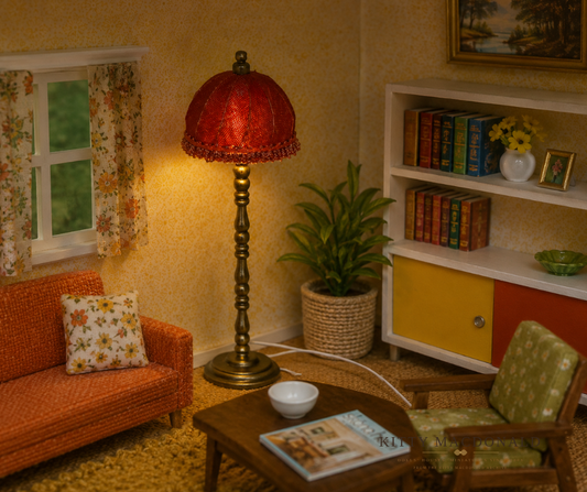 Vintage Dolls House Lundby Standard Lamp KM762
